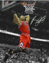 Derrick Rose dunking